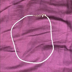White Beaded Neckless